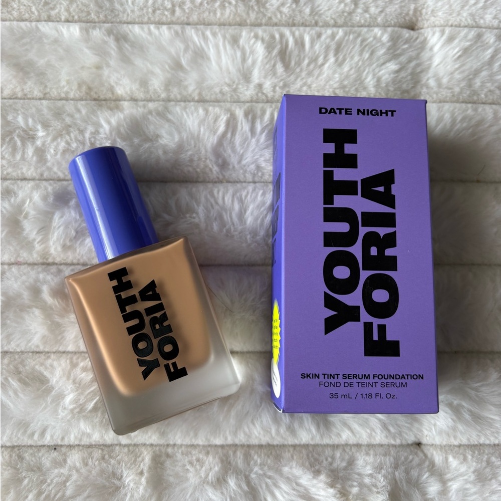 Youth Foria “Date Night” Skin Tint Serum Foundation Shade 360 NIB